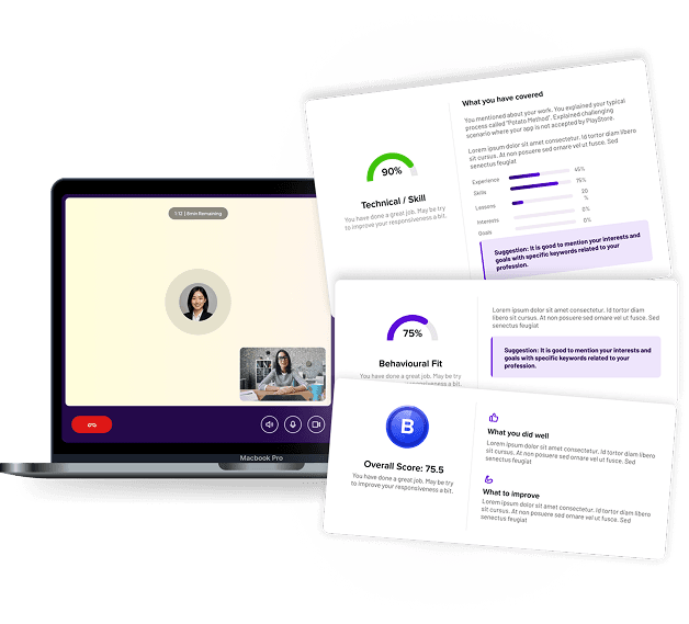 AI Mock Interview Interface